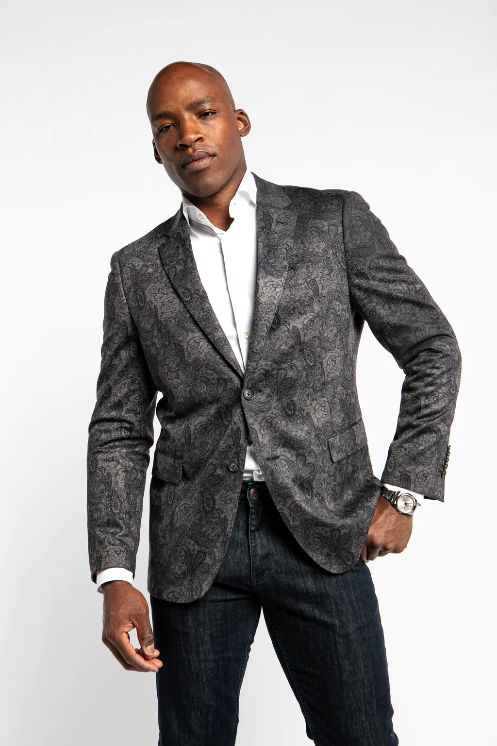 7 Downie St. Sport Jacket Blaze Charcoal Mario Uomo