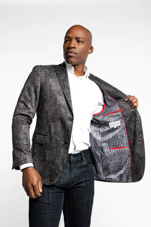 7 Downie St. Sport Jacket - Blaze/Charcoal