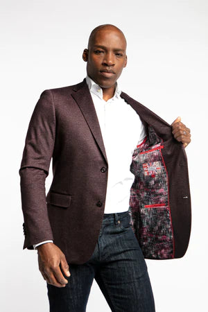 7 Downie St. Sport Jacket - Higgins/Burgundy