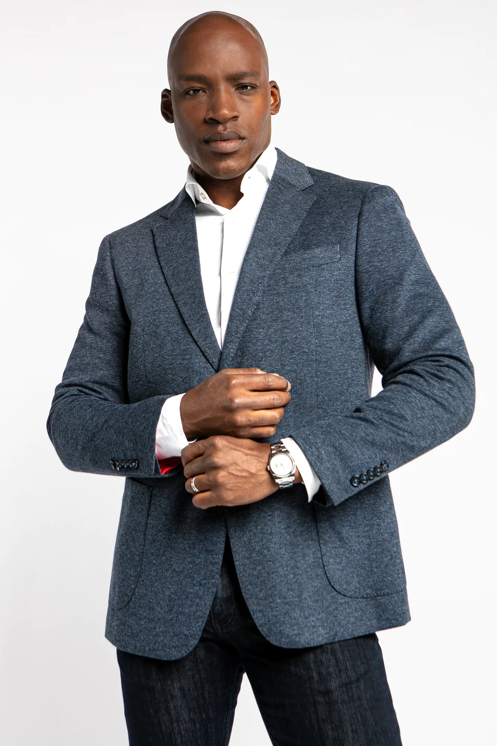 7 Downie St. Sport Jacket Nesta Blue Mario Uomo