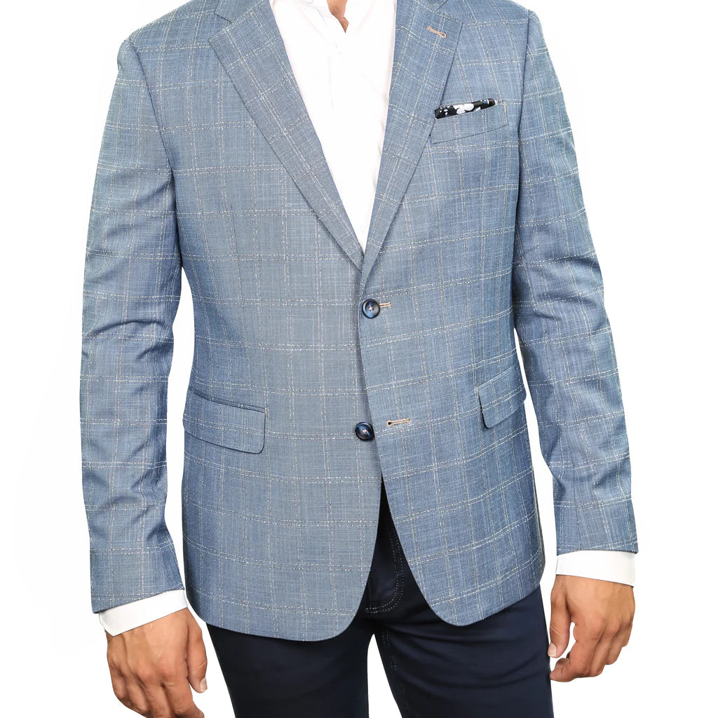 7 Downie St. Sport Jacket - Oricle/Blue