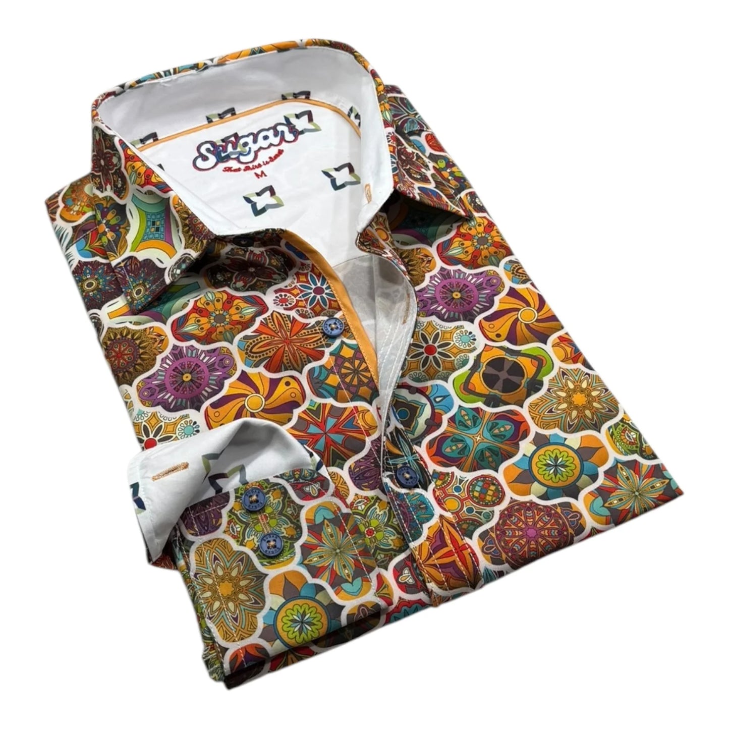 Sugar Dress Shirt - Nori/Multi