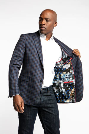 7 Downie St. Sport Jacket - Sherlock/Navy Blue