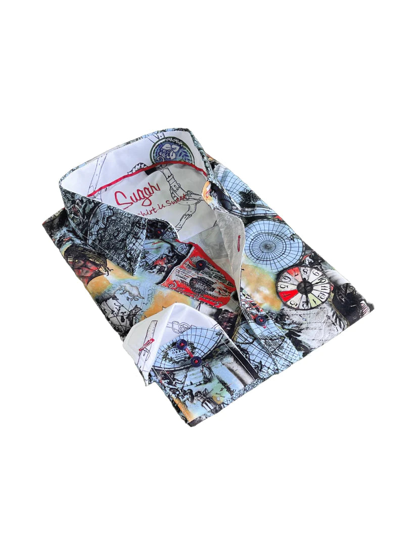 Sugar Sport Shirt - Global/Indigo