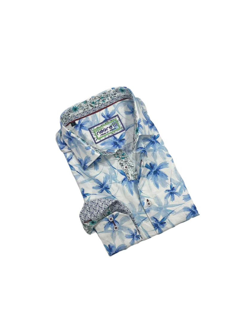 Franco Negretti Sport Shirt - Luca/Royal