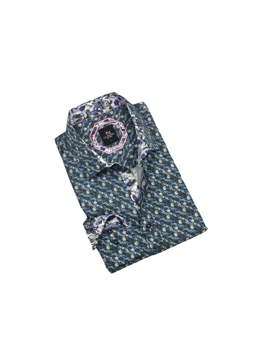 Di Nero Sport Shirt - Nuncio/Ocean