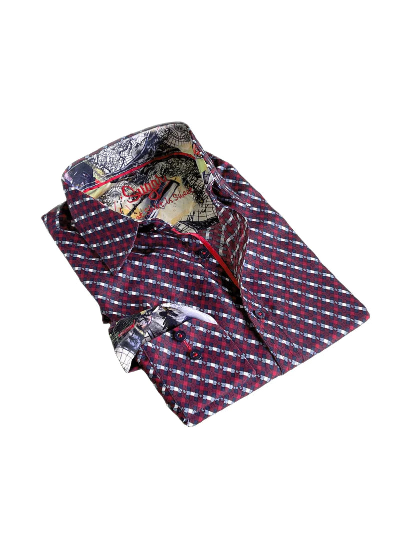 Sugar Sport Shirt - Delano/Wine