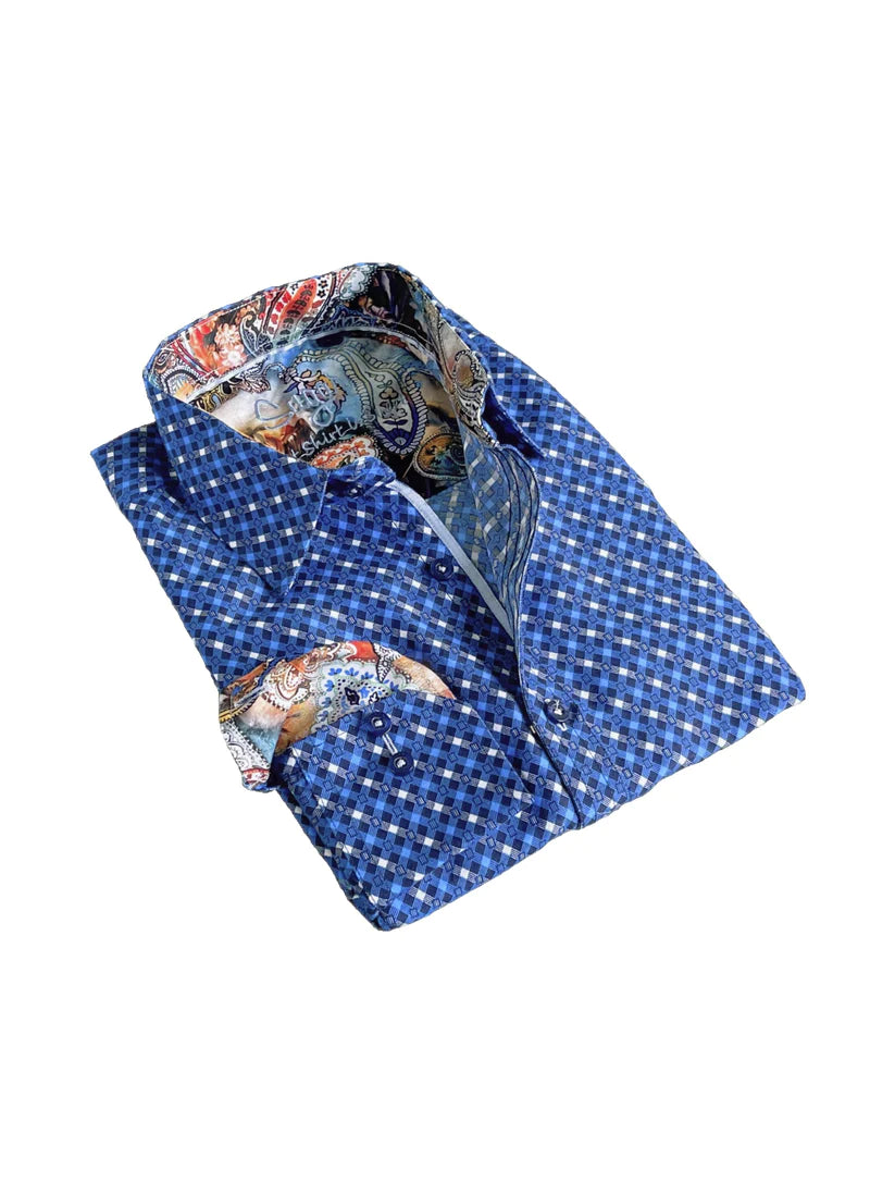 Sugar Sport Shirt - Delano/Royal