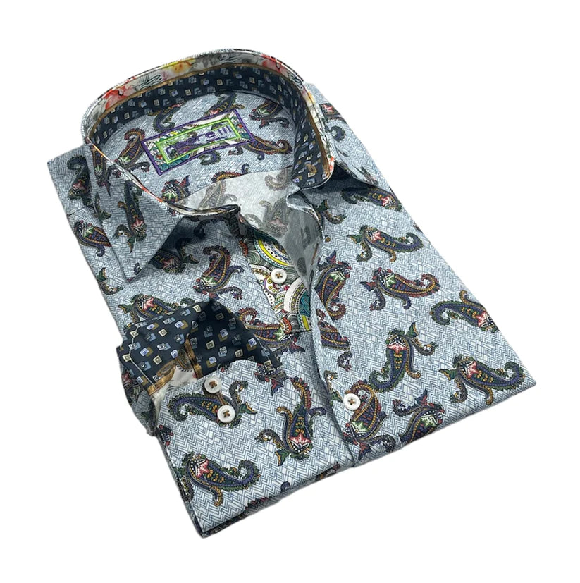 Franco Negretti Sport Shirt - Rumba/Indigo
