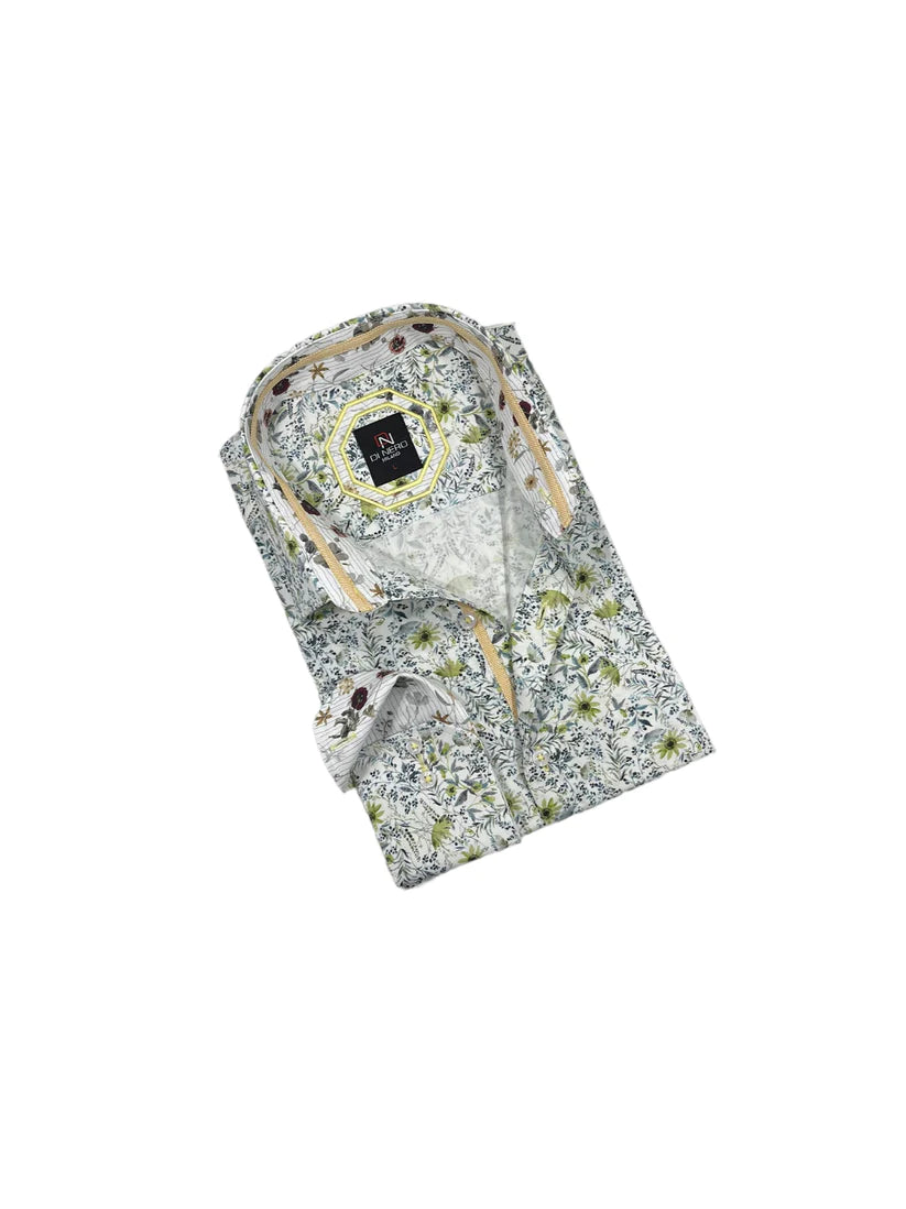 Di Nero Sport Shirt - Ayre/Lime