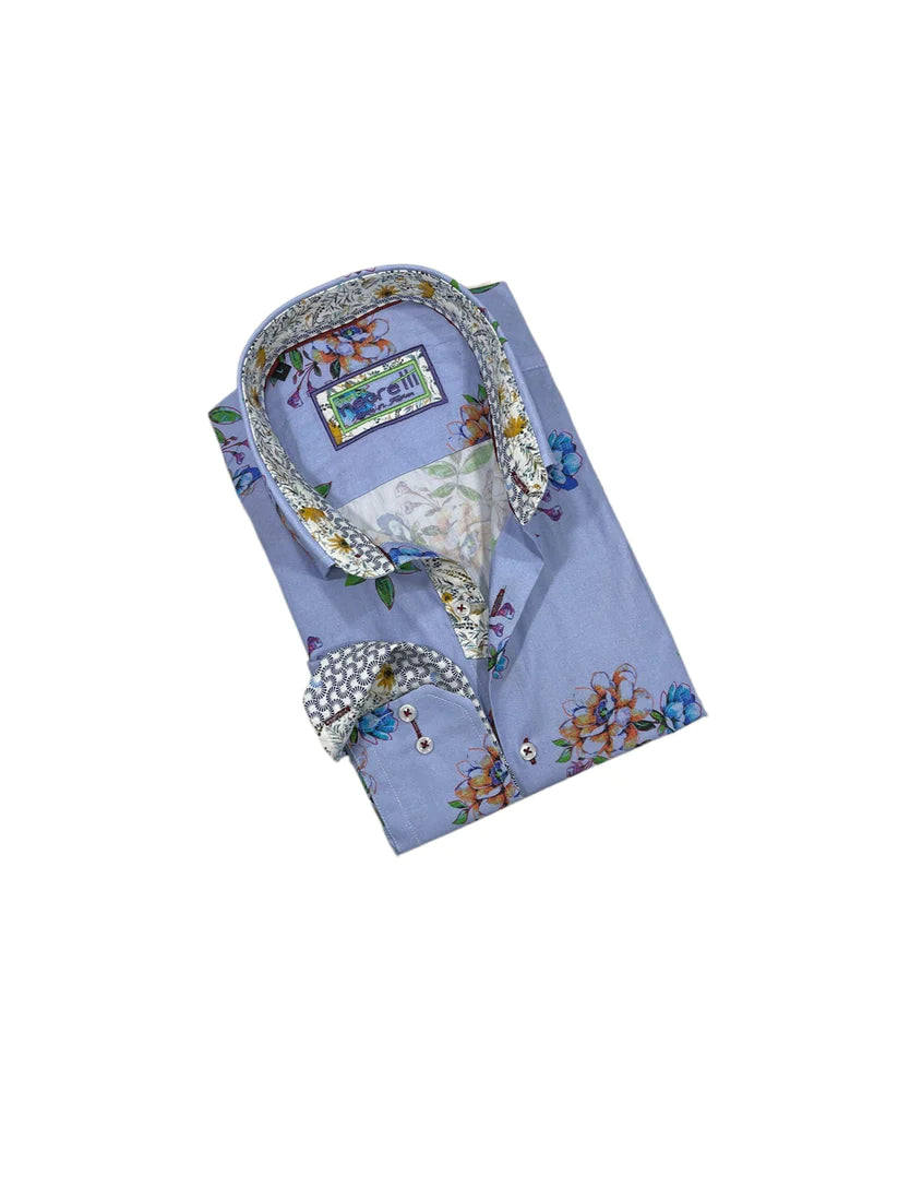 Franco Negretti Sport Shirt - Kozmo/Indigo