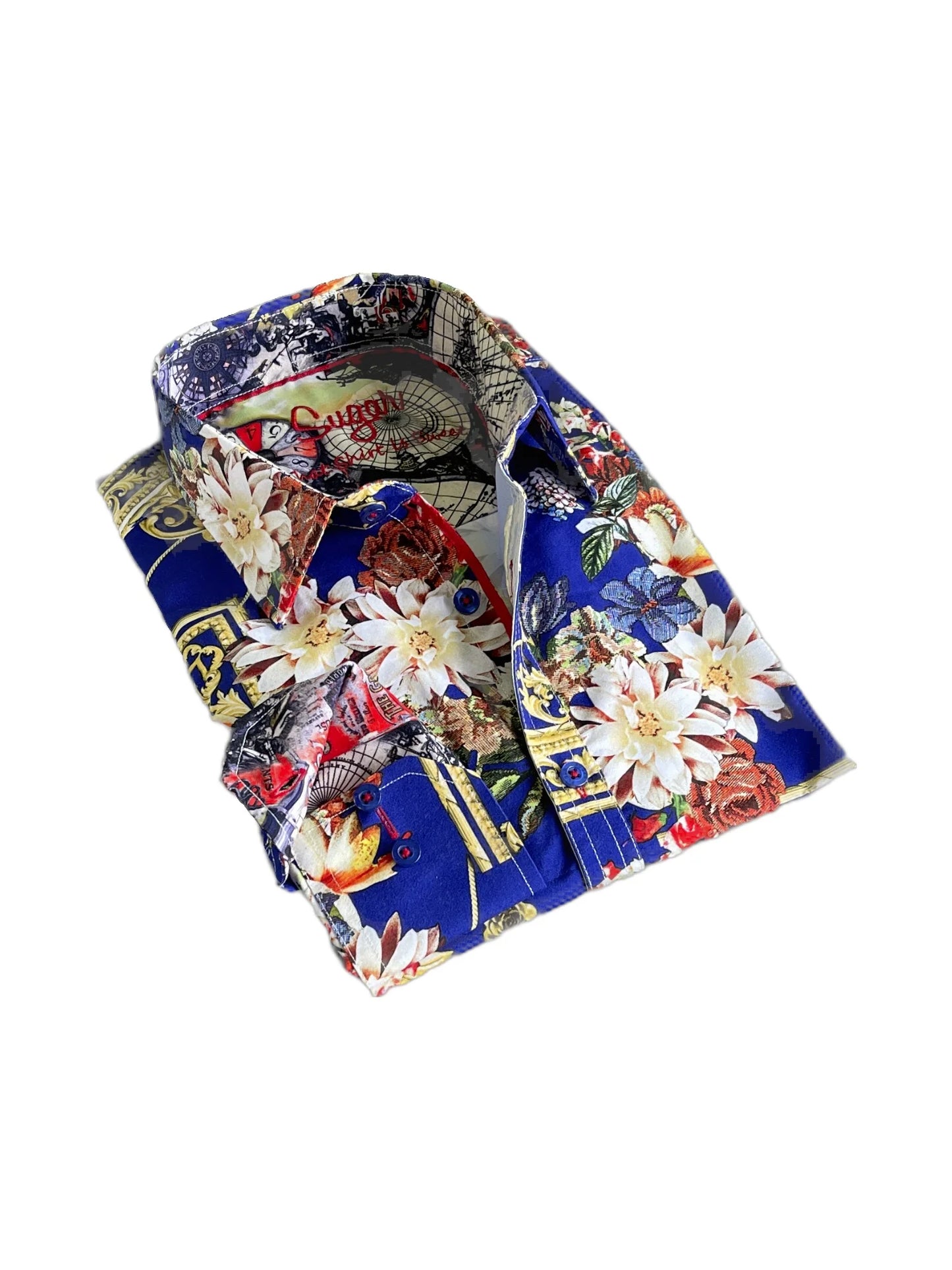 Sugar Sport Shirt - Frame/Royal