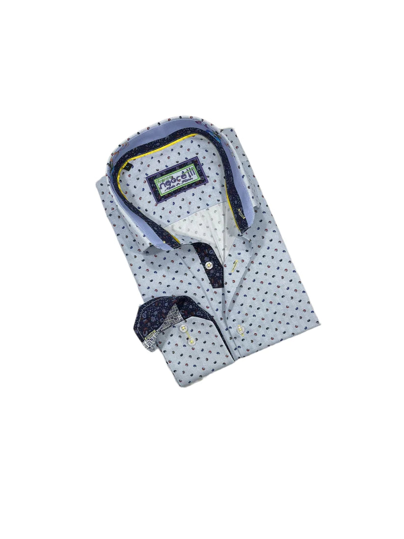 Franco Negretti Sport Shirt - Ellis/Sky