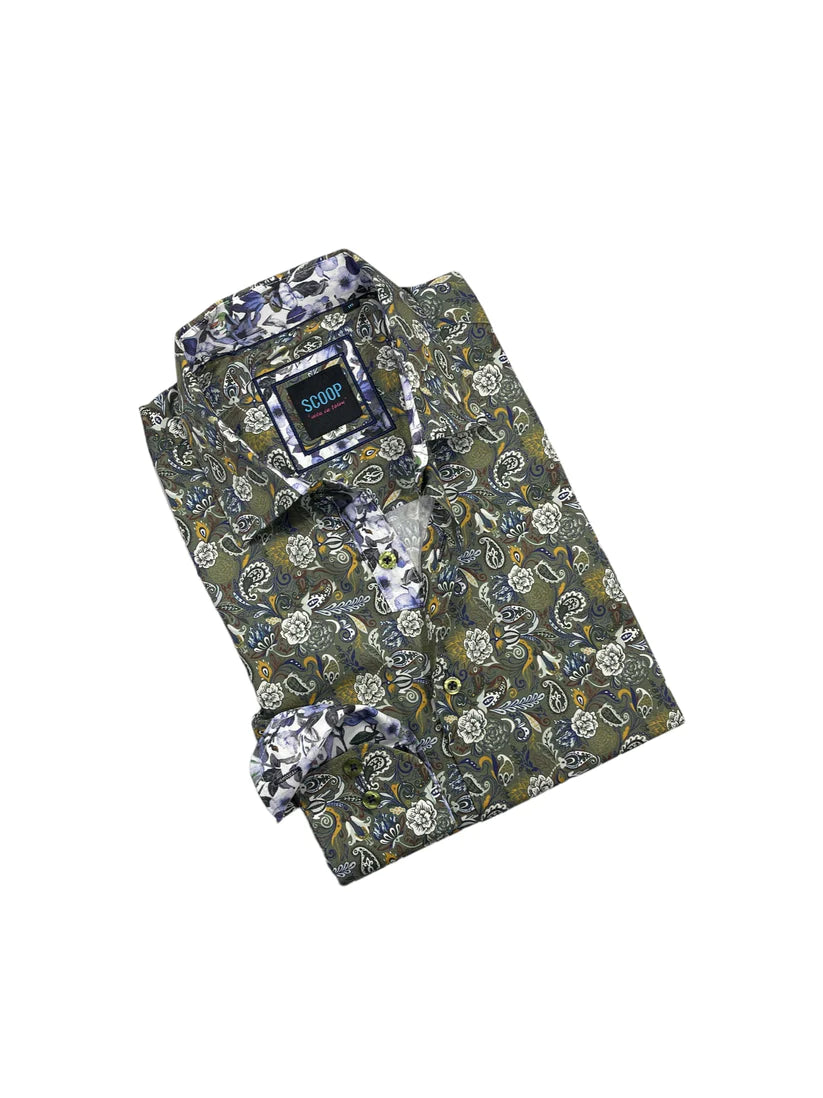 Scoop Sport Shirt - Eden/Olive