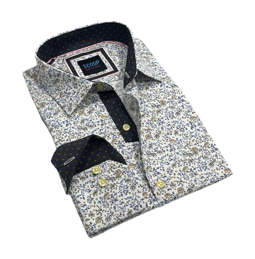 Scoop Sport Shirt - Corbet/Cream