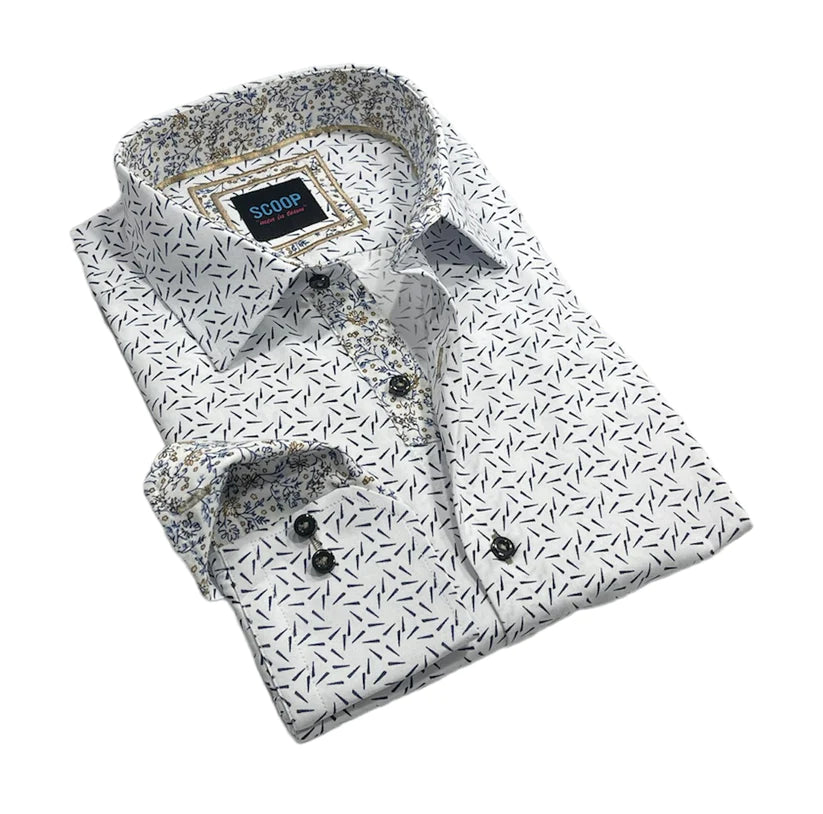 Scoop Sport Shirt - Staple/Caviar