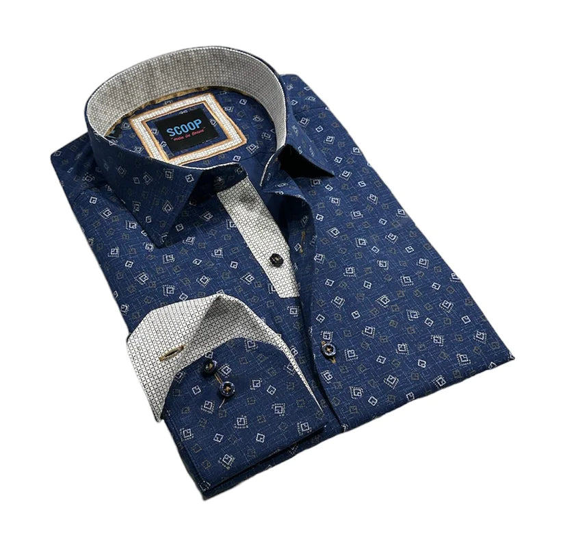 Scoop Sport Shirt - James/Midnight