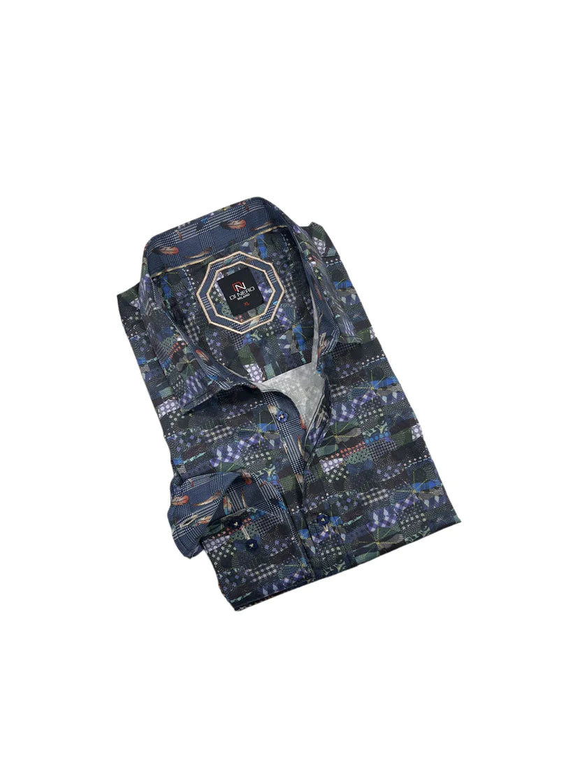 Di Nero Sport Shirt - Otello/Midnight