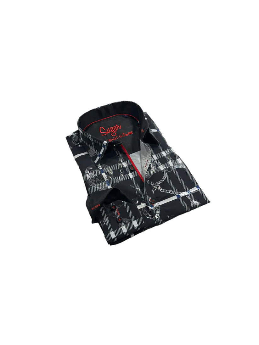 Sugar Sport Shirt - Salvatore/Moonless
