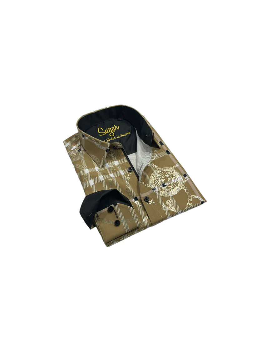 Sugar Sport Shirt - Salvatore/Gold