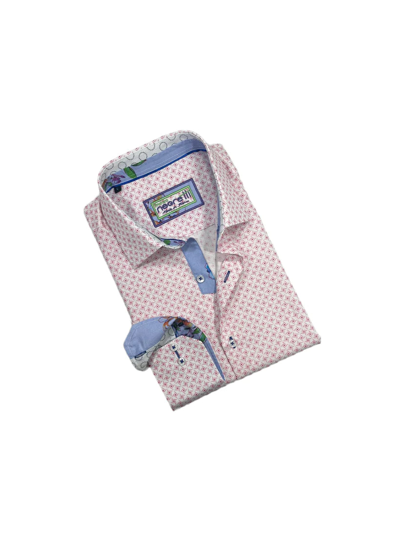 Franco Negretti Sport Shirt - Roma/Rose