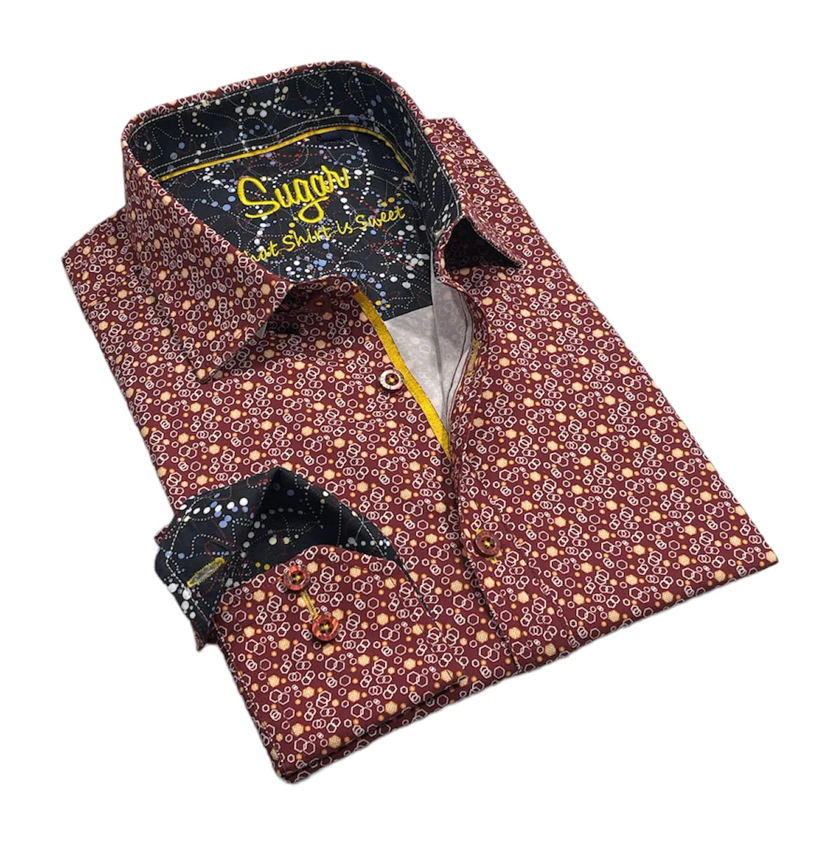 Sugar Sport Shirt - Walden/Burgundy