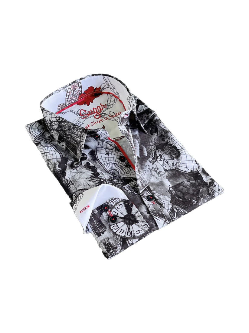 Sugar Sport Shirt - Global/Stone
