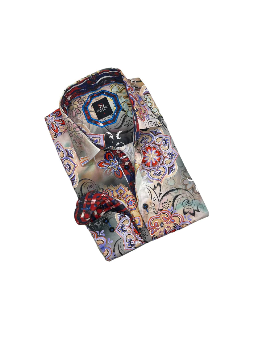 Di Nero Sport Shirt - Travis/Earth