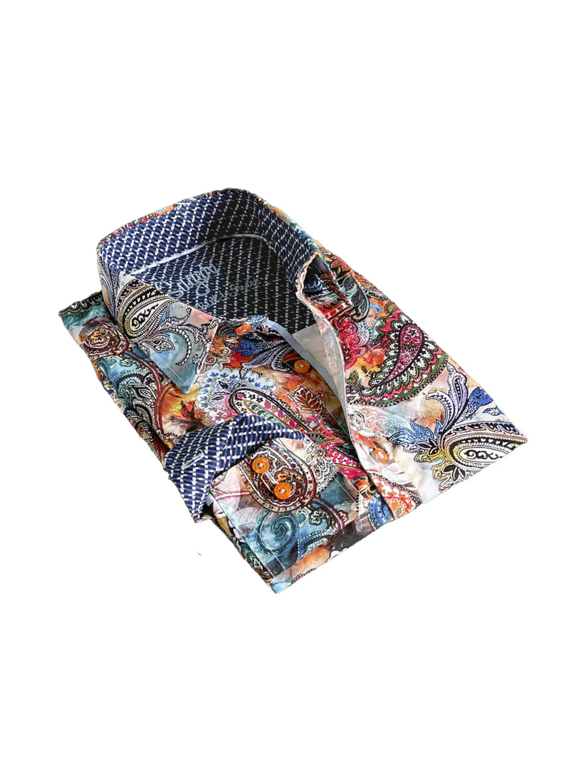 Sugar Sport Shirt - Cabo/Rainbow