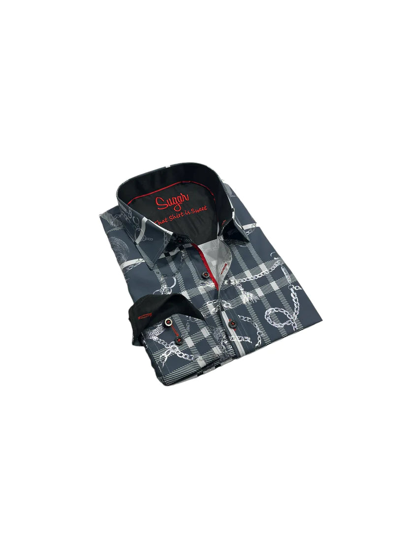 Sugar Sport Shirt - Salvatore/Cinder