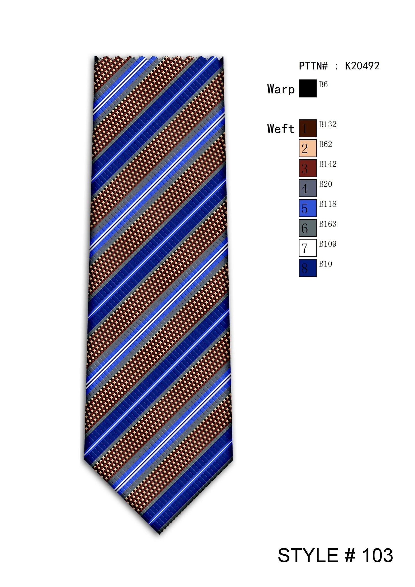 7 Downie St. Tie - Style 103