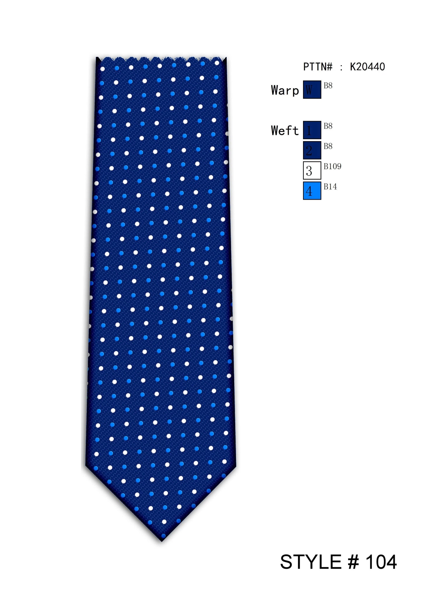 7 Downie St. Tie - Style 104
