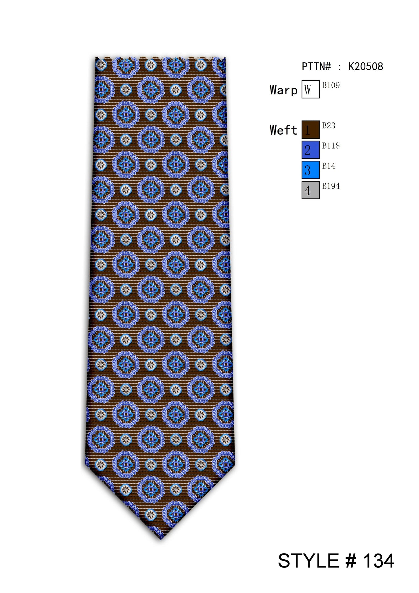 7 Downie St. Tie - Style 134