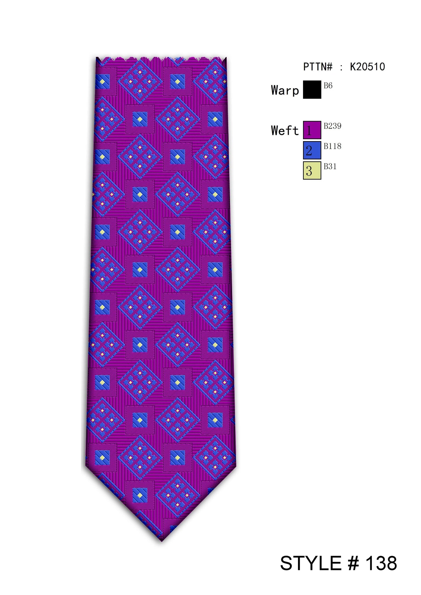 7 Downie St. Tie - Style 138