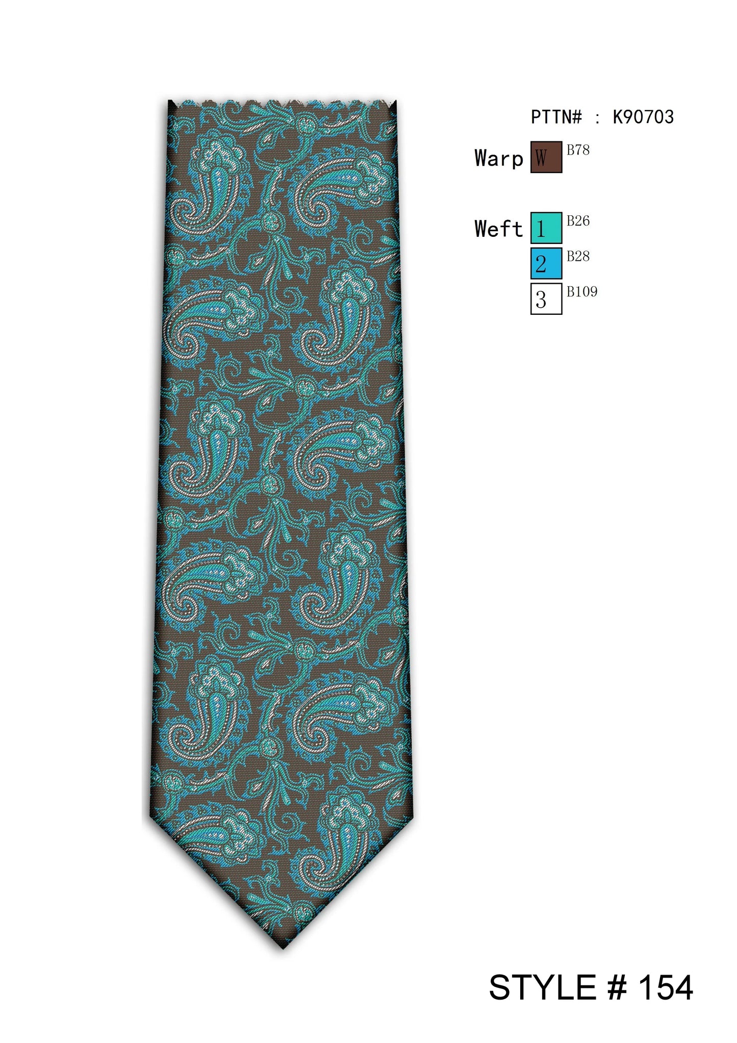 7 Downie St. Tie - Style 154