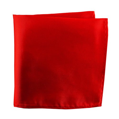 Knotz Pocket Square Men's solid red pocket square that is ideal for any business or wedding suit attire.