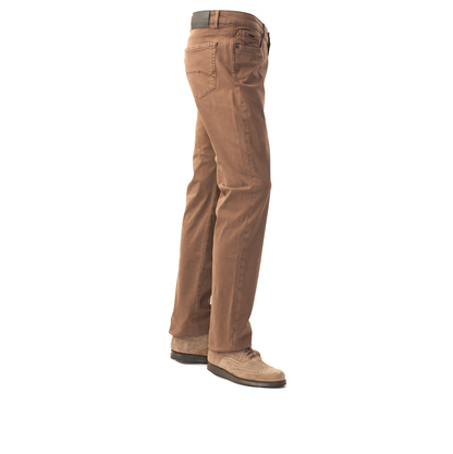DFR89 Casual pants, beige, cotton with a stretchy, comfortable feel.
