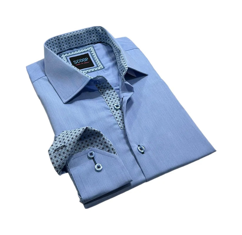 Scoop Blue Sport Shirt