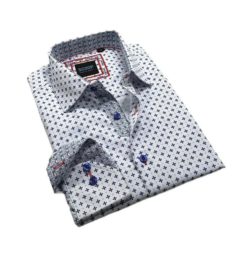 Scoop White Sport Shirt