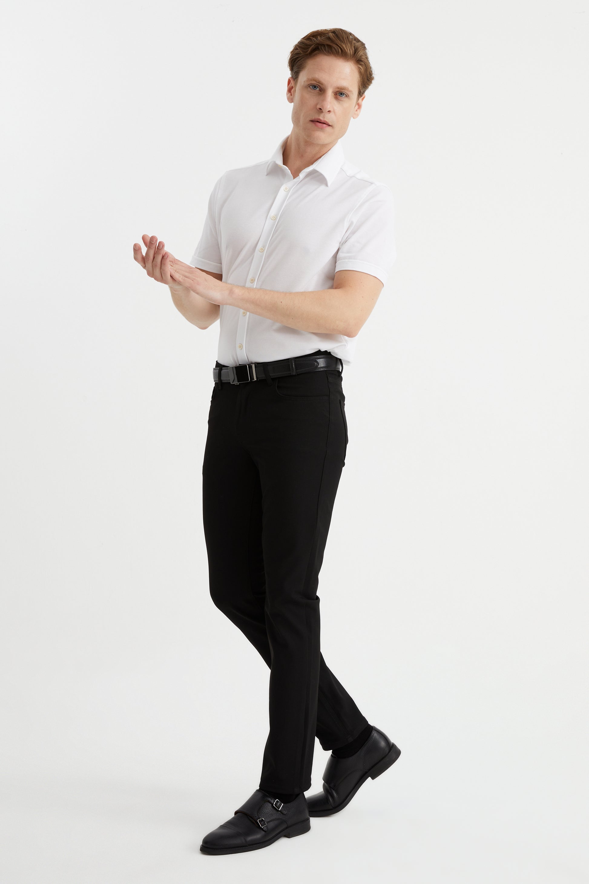 DFR89 Dress Pants - Smart/Black Mario Uomo DFR89 Dress Pants - Smart/Black Mario Uomo
