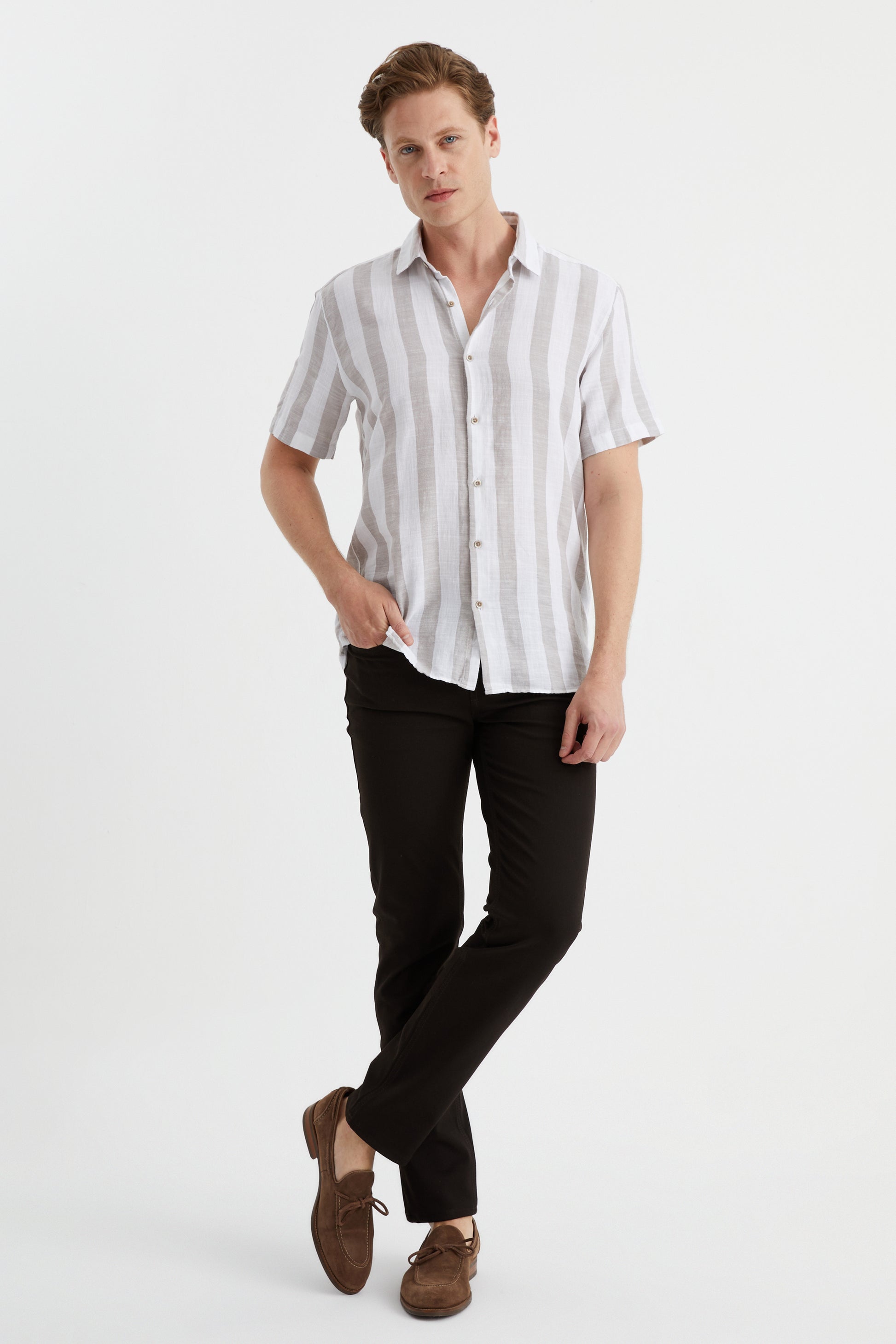 DFR89 Dress Pants - Smart/Coffee Mario Uomo DFR89 Dress Pants - Smart/Coffee Mario Uomo