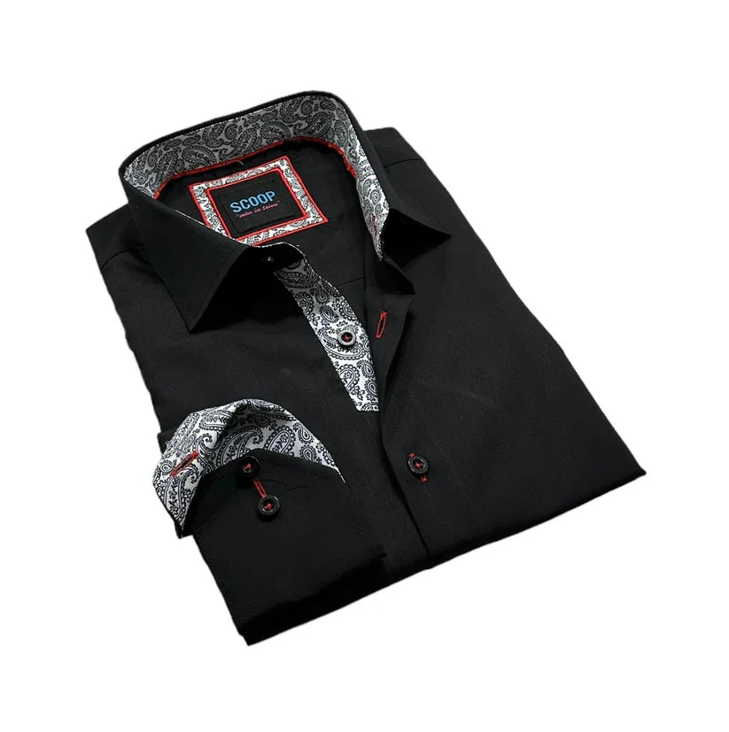 Scoop Black Sport Shirt