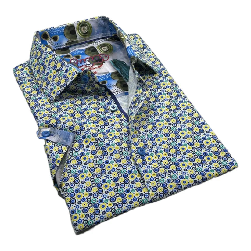 Sugar Yellow Short Sleeve Sport Shirt