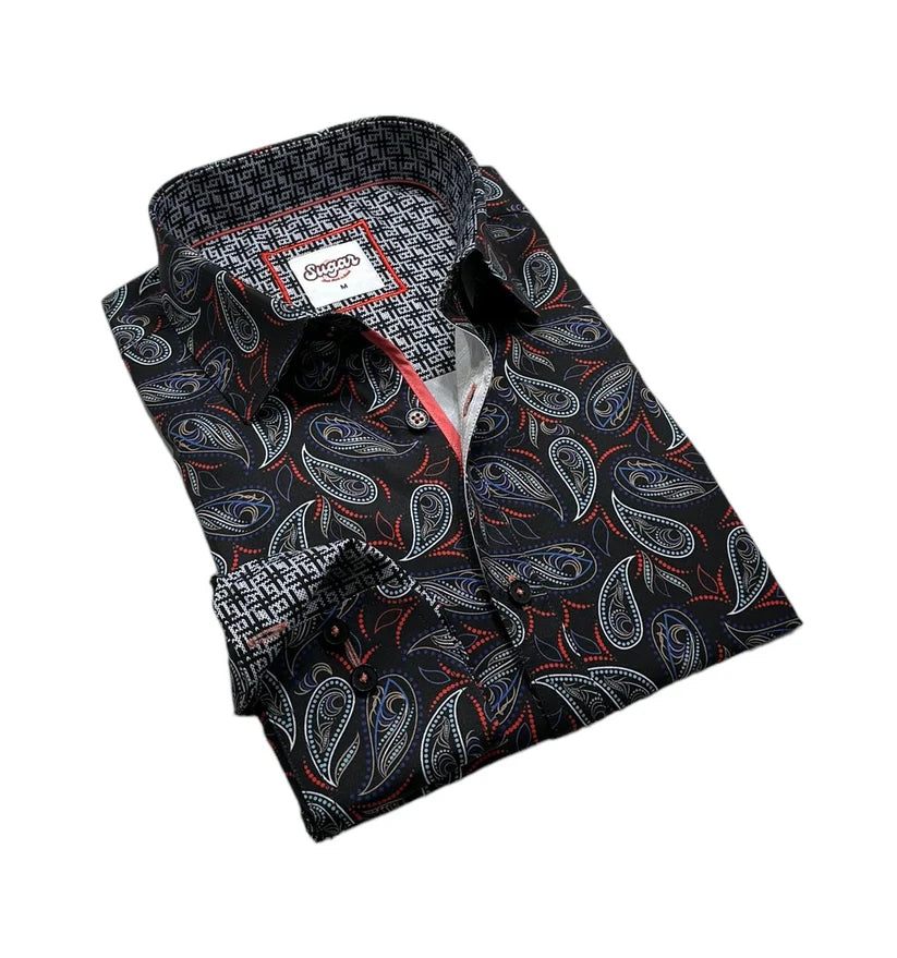 Sugar Black Sport Shirt