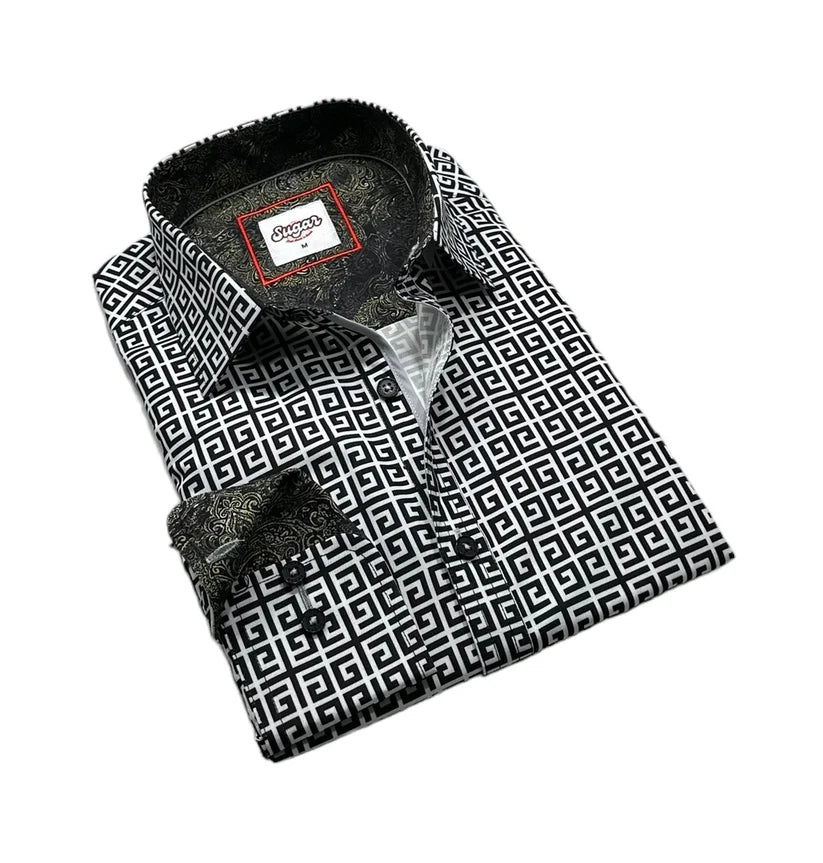 Sugar Black Sport Shirt