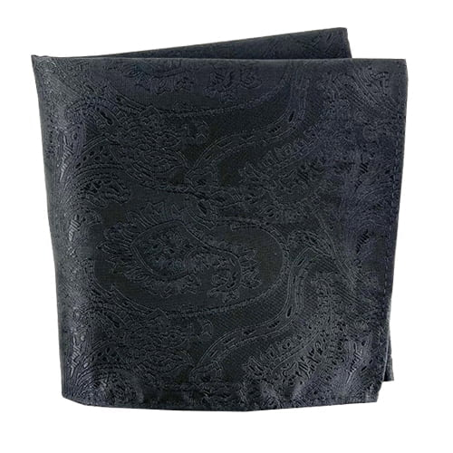 Knotz Pocket Square - MPS3015-8/Black