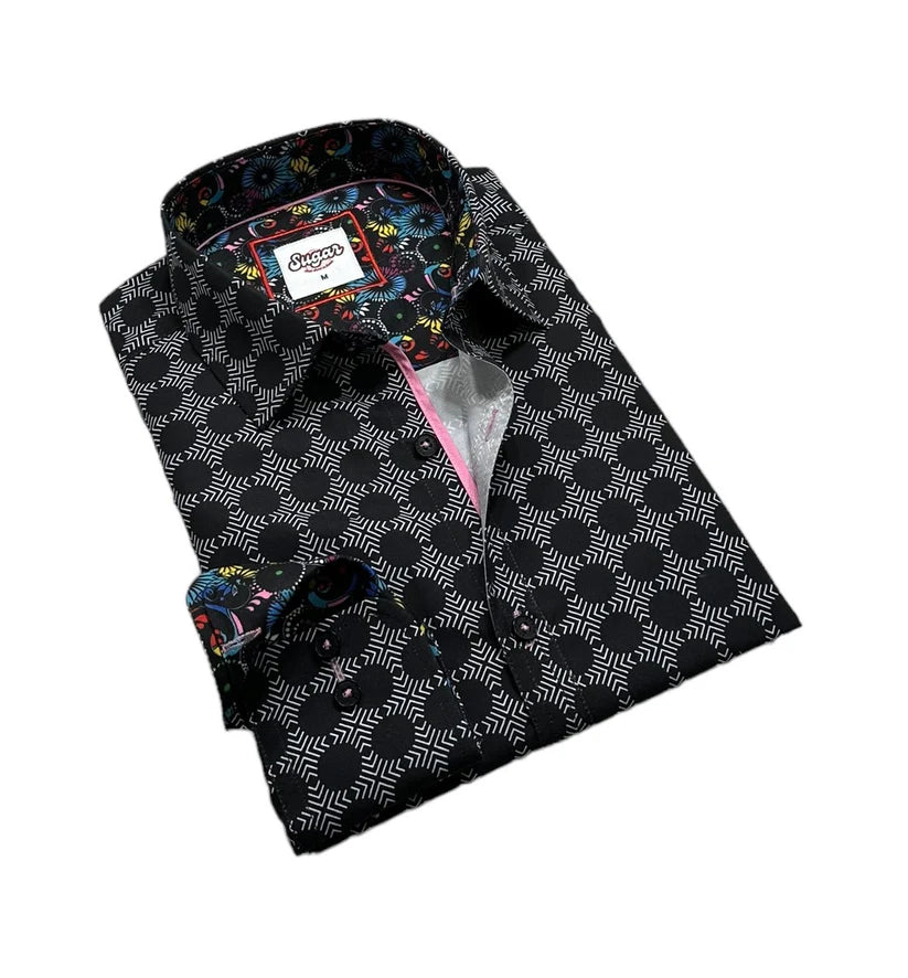 Sugar Black Sport Shirt