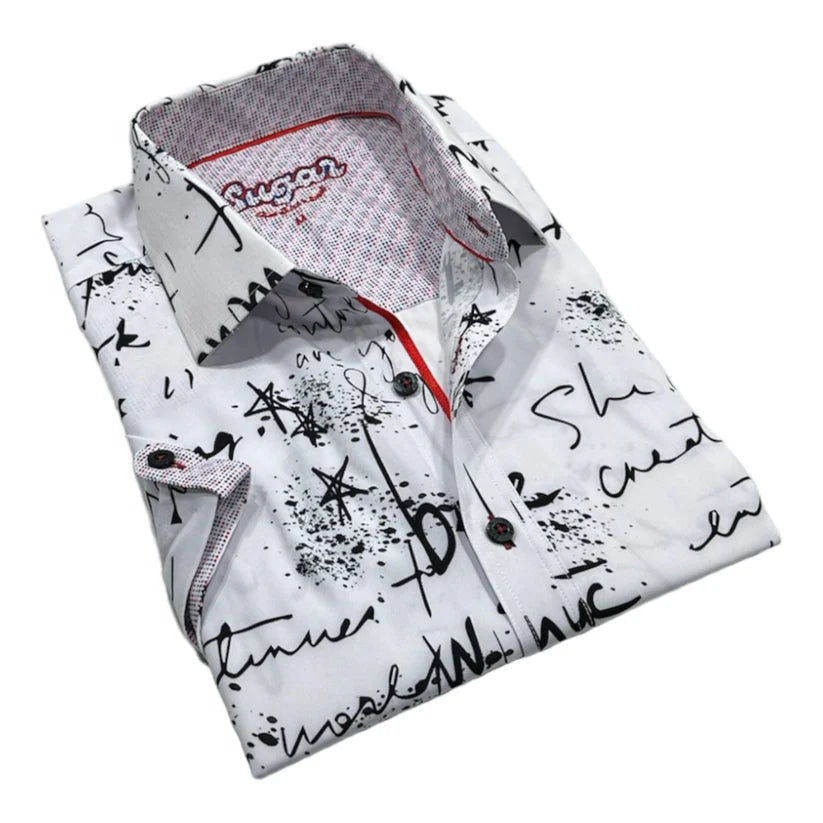 Sugar Short Sleeve Sport Shirt - Sigil-S/Pepper