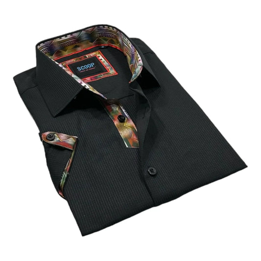 Scoop White Short Sleeve Sport Shirt