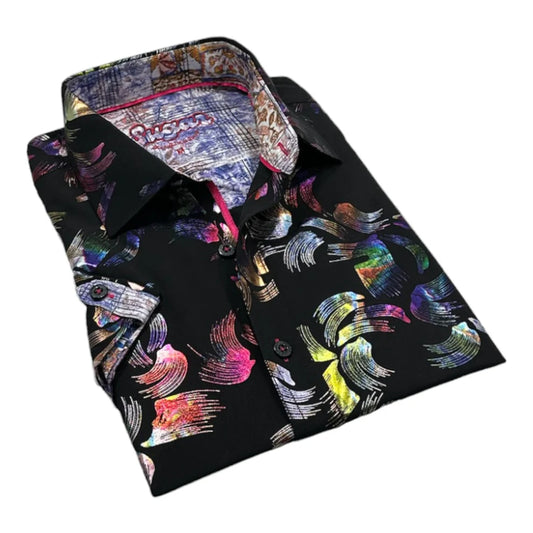 Sugar Black Short Sleeve Sport Shirt